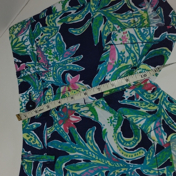 Lilly Pulitzer The Callahan Shorts Women’s 0 Tropical Print - Picture 8 of 12